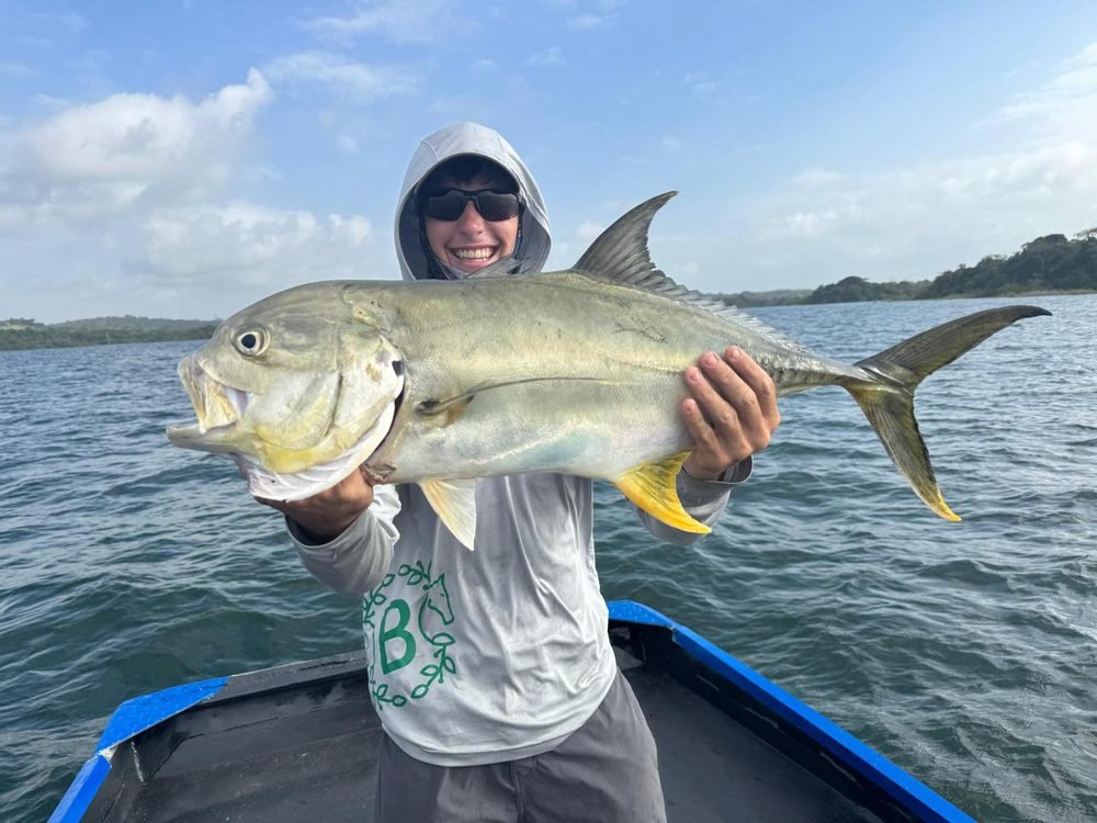 Jack crevalle caught near the Panama Canal